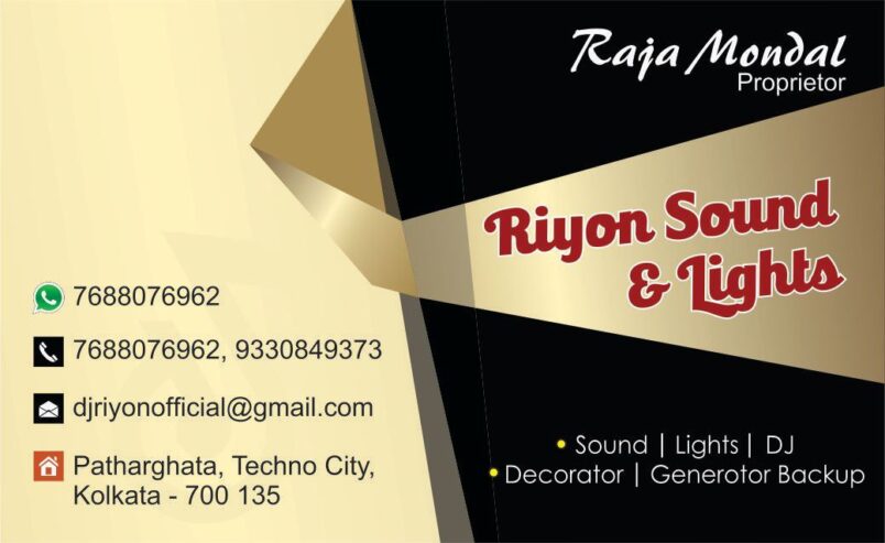 Riyon Sound and lights