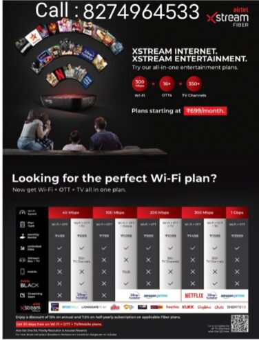 Airtel Broadband and DTH
