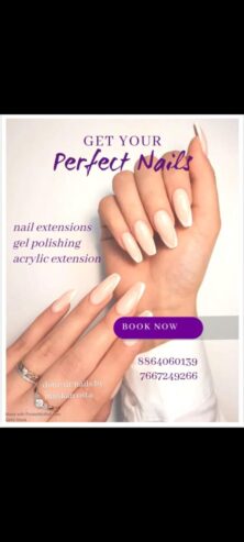 Nail extensions and art