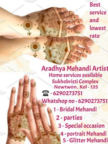 Aradhya Mehandi art