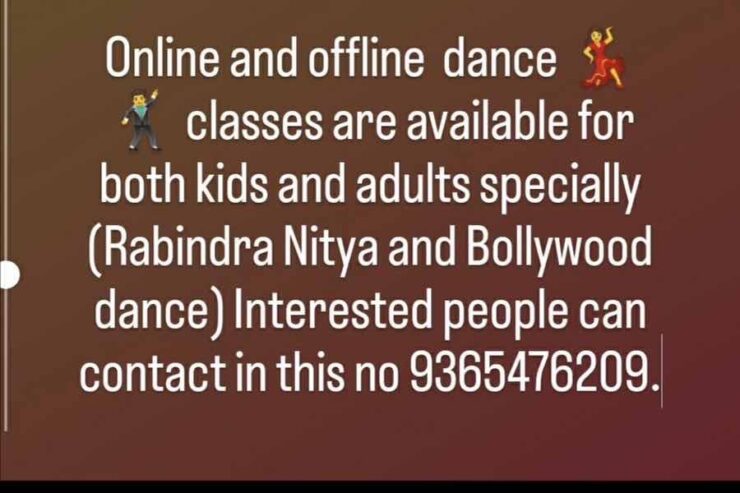 Rabindra Nitya and Bollywood dance class