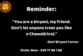 DESI BIRYANI CORNER