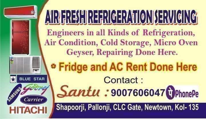 Air Fresh refrigeration service