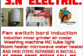 Home service electrician n repayaring at your home