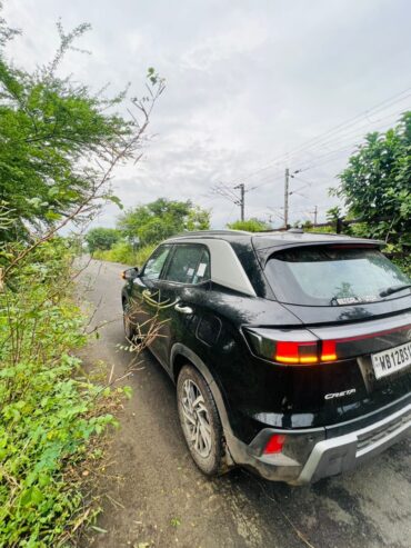 Black Hyundai Creta Car for Rent