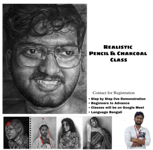 hyper realistic portrait drawing class